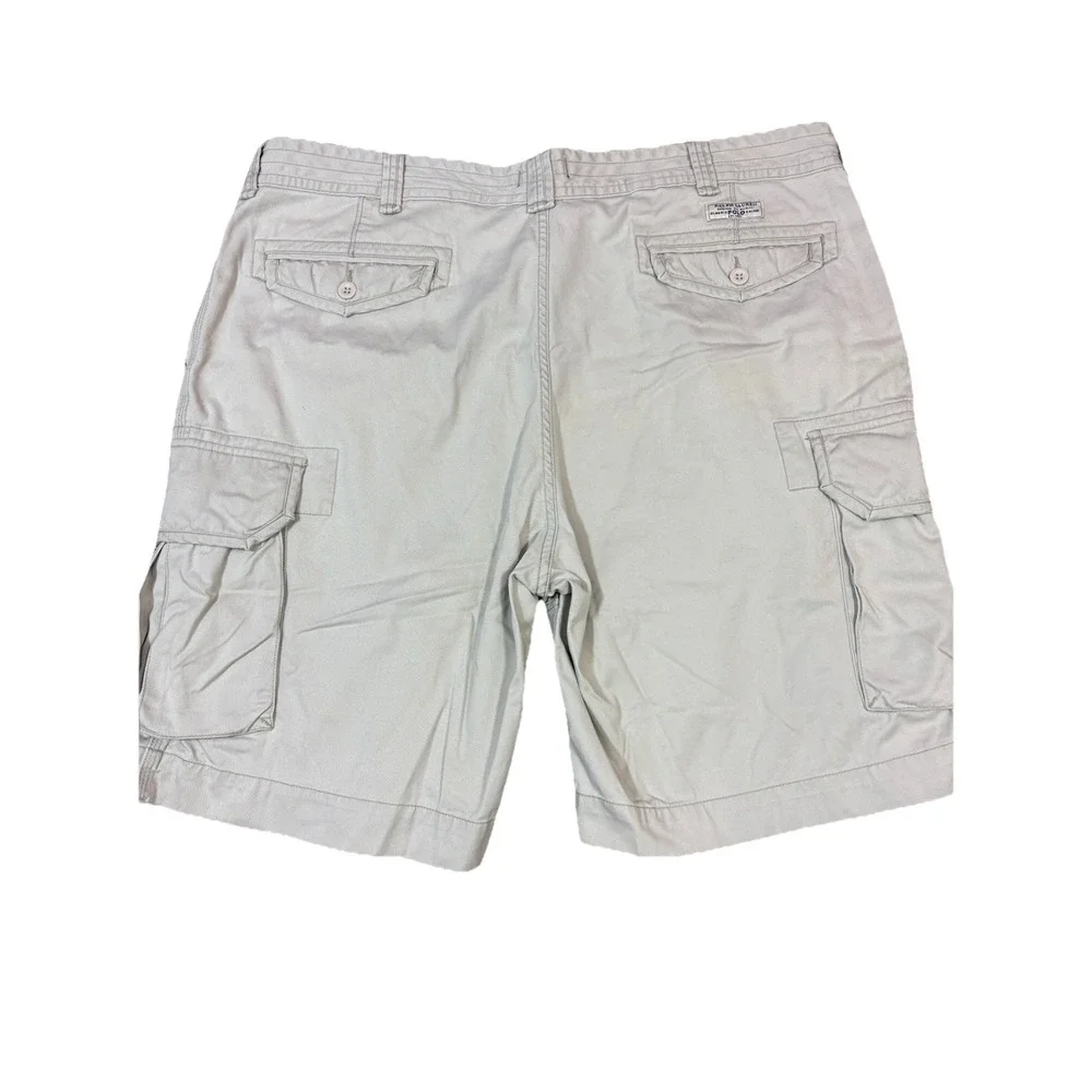 Polo‎ Ralph Lauren Men's Cargo Shorts Khaki Beige Classic Polo Chino Size 36